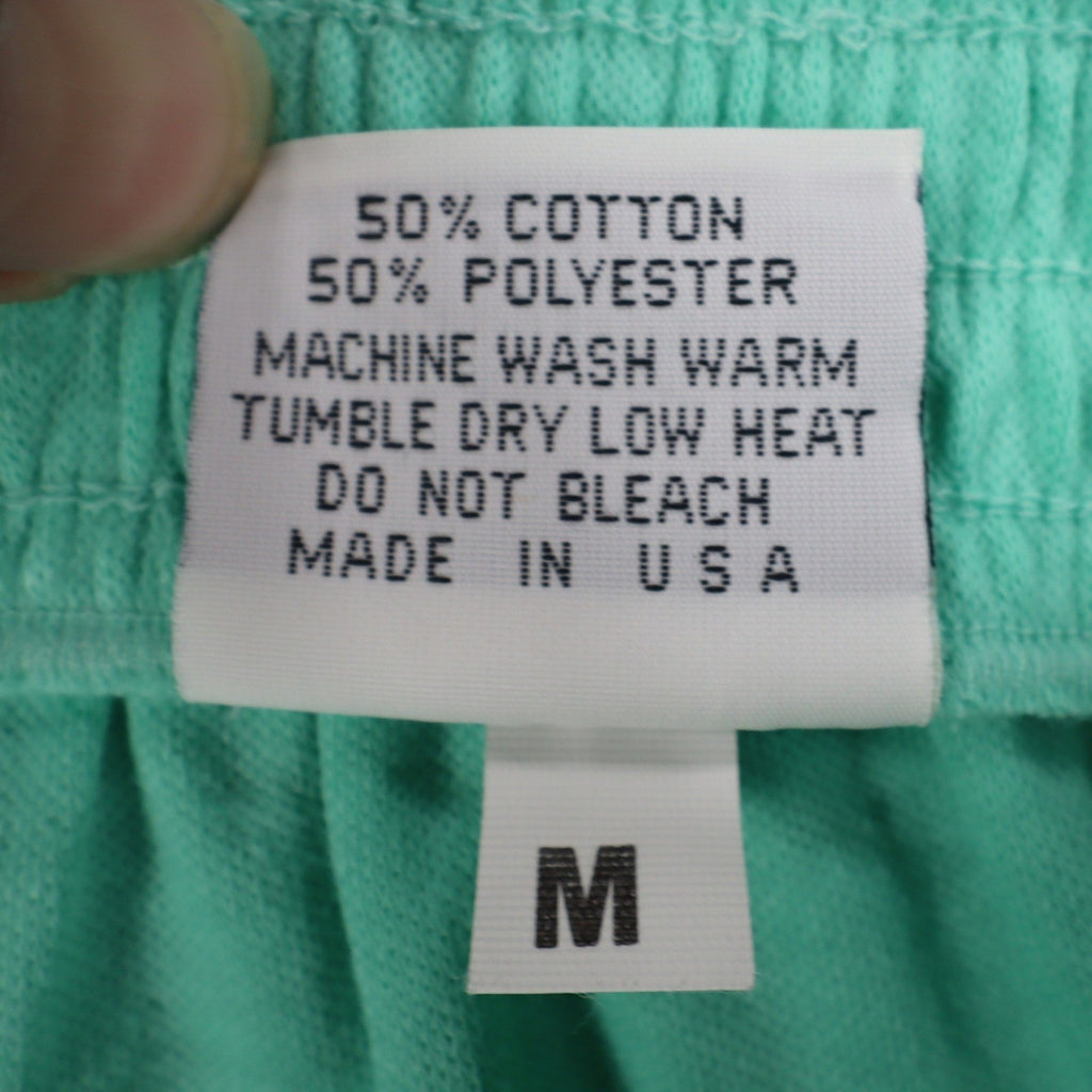 Vintage Silhouettes by Kathy Aqua Green Knit Shorts – Women’s Medium – Made in USA