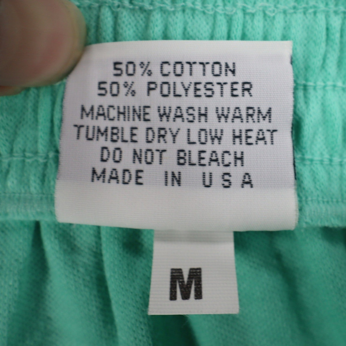 Vintage Silhouettes by Kathy Aqua Green Knit Shorts – Women’s Medium – Made in USA