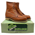 Vintage Cedar Crest Brown Tan Moc Toe Wedge Sole Work Boots Men’s 11M Deadstock
