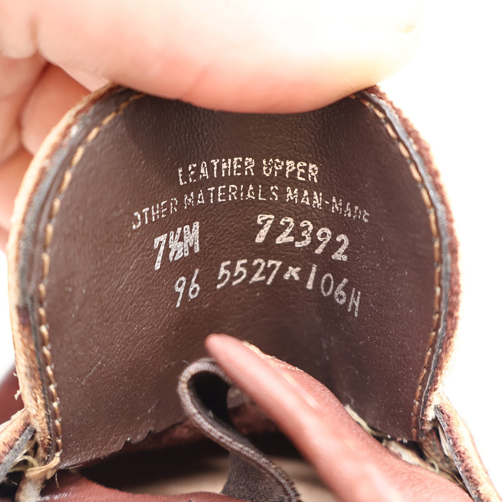 Vintage 1970s Wrangler Brown Leather Tassel Moc Toe Loafers Men’s 7.5M Deadstock