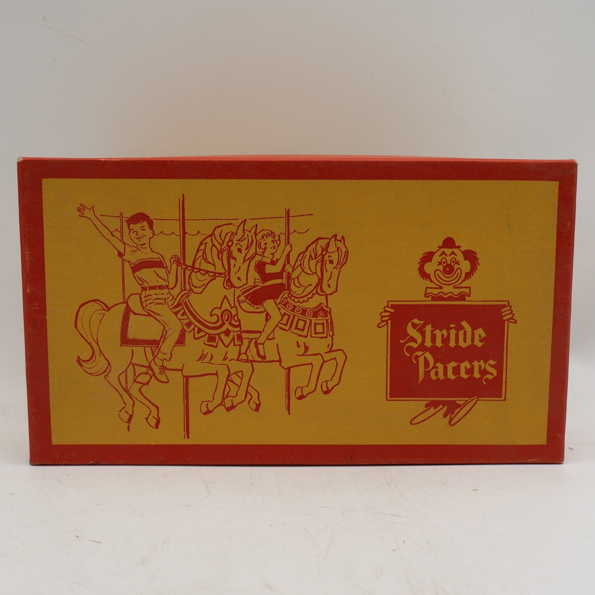 Stride Pacers T-Strap Mary Jane Heels Youth 9.5M Rust Orange Suede 1970s USA Deadstock 135M – photo 18 of 18