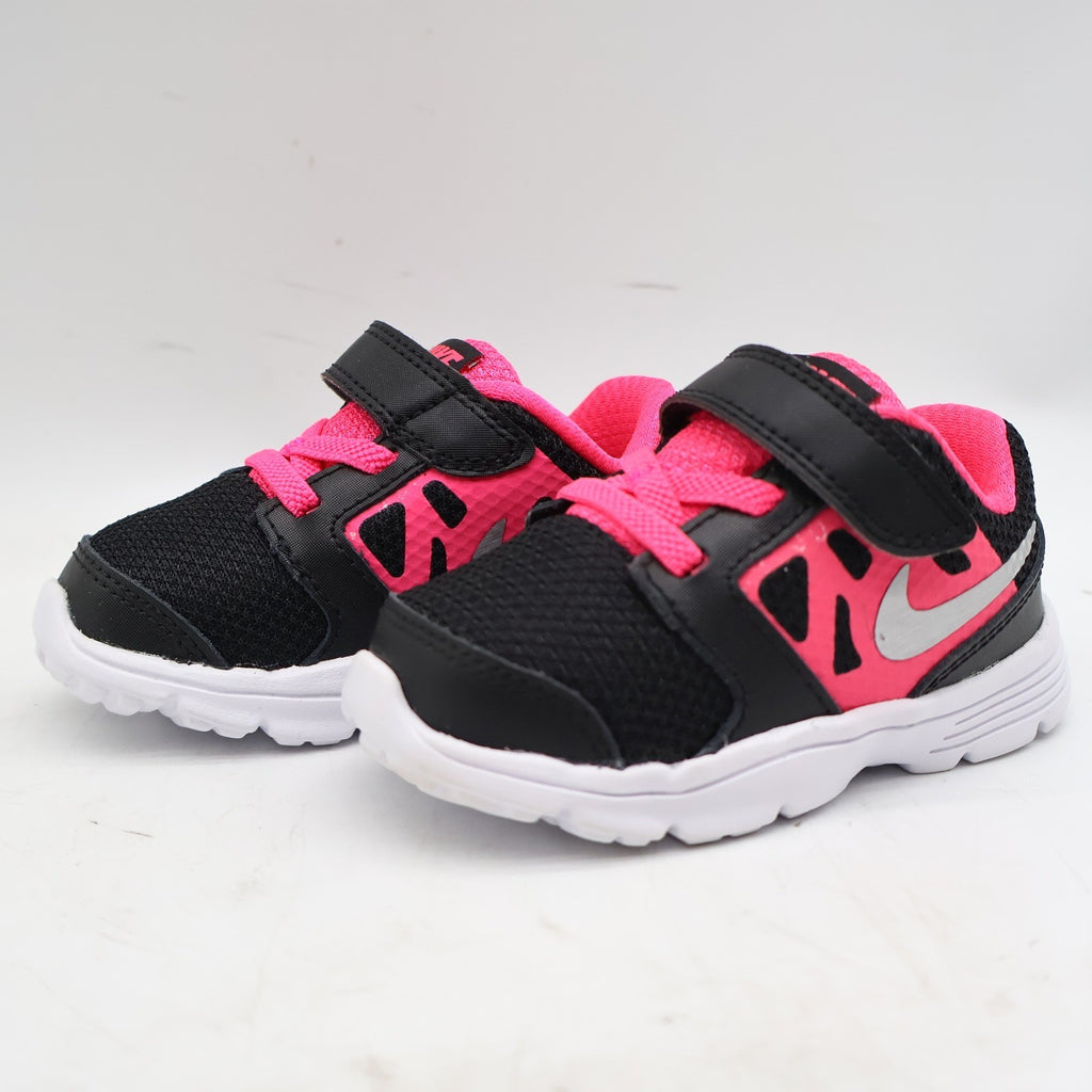 Nike Downshifter 6 TD Toddler 5C Black Hyper Rose Running Shoes 2015 Deadstock 685164-001 – photo 3 of 18