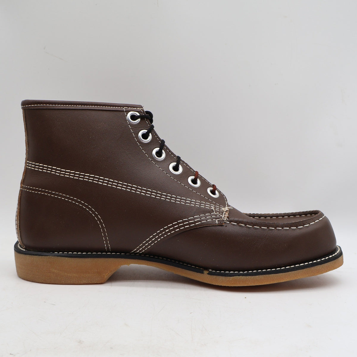 Cedar Crest Work Boots Mens 11 Wide Brown Leather Moc Toe USA Deadstock 16 1625 – photo 10 of 18
