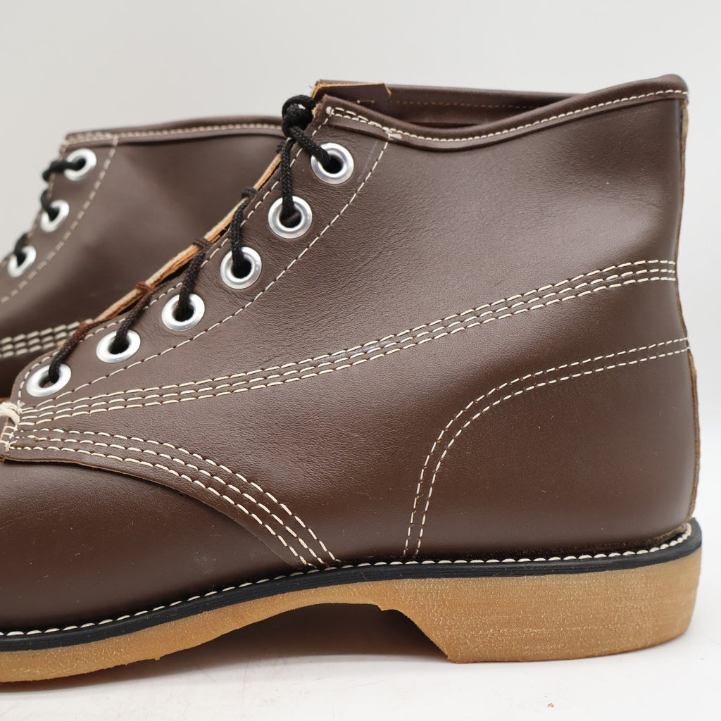 Cedar Crest Work Boots Mens 11 Wide Brown Leather Moc Toe USA Deadstock 16 1625 – photo 5 of 18