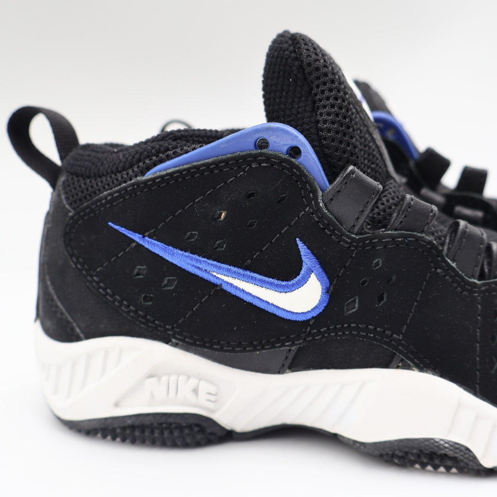 Nike Assert Force BG Kids 4Y Vintage 1998 Deadstock Black Blue Basketball Shoes