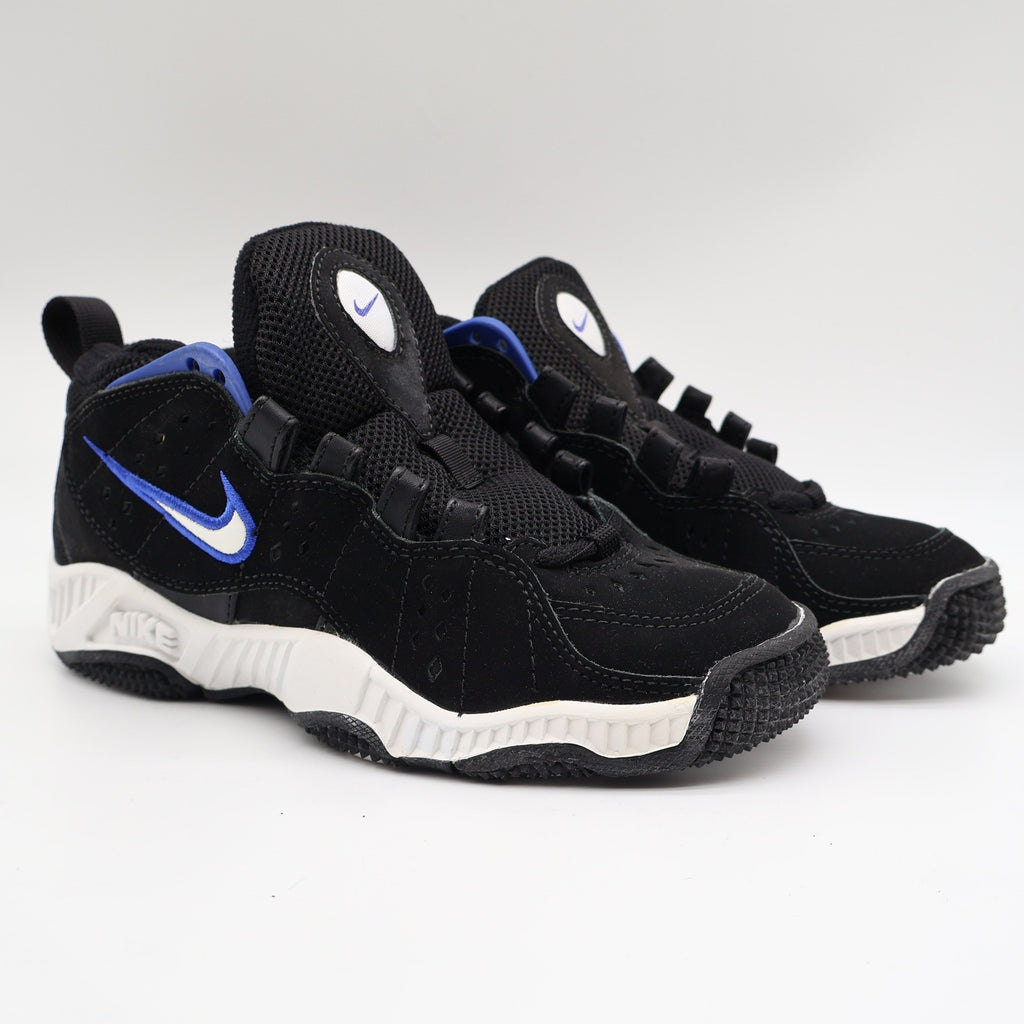 Nike Assert Force BG Kids 4Y Vintage 1998 Deadstock Black Blue Basketball Shoes