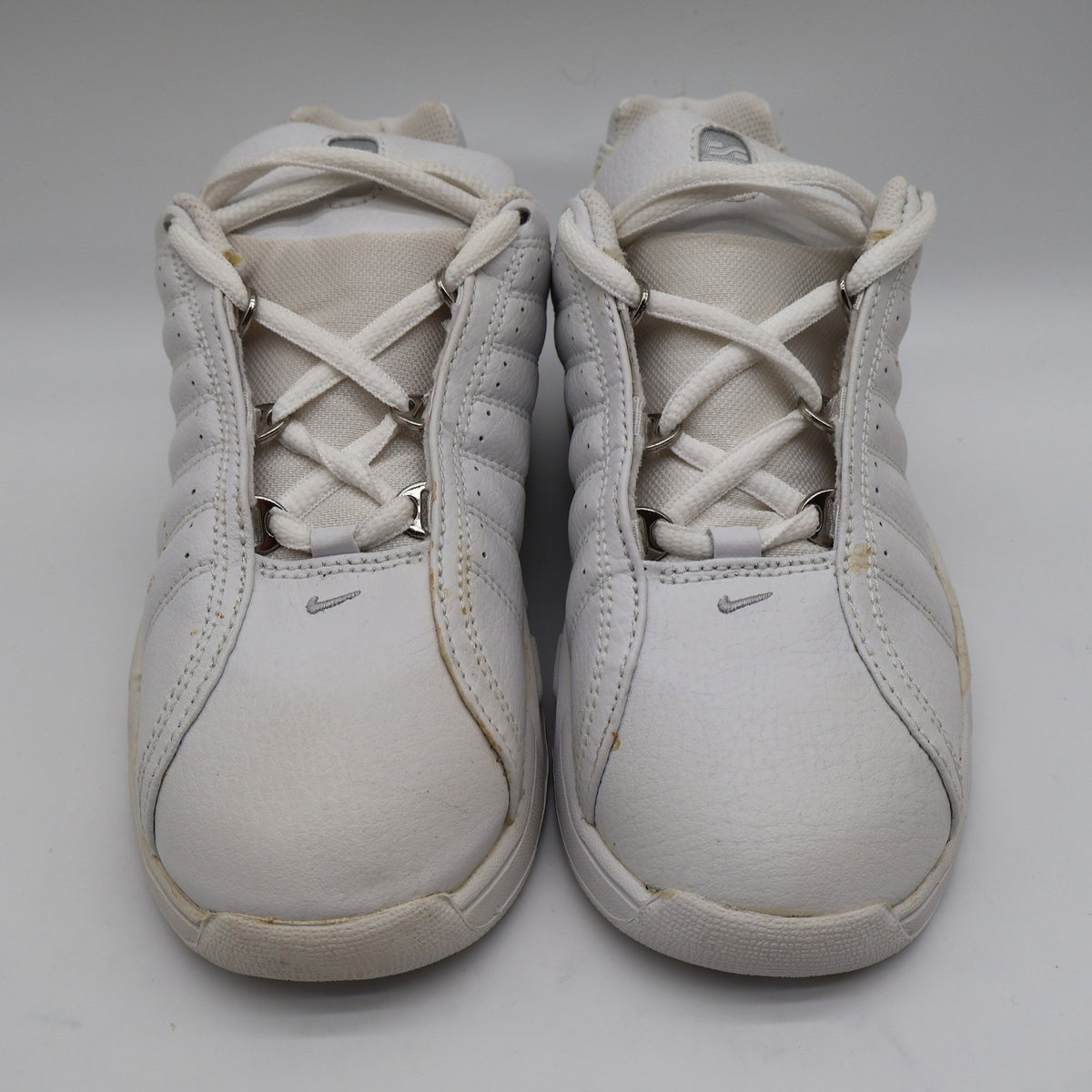 Nike Kid Trainer ATD PS Kids 3Y Vintage 2002 Deadstock White Leather Sneakers