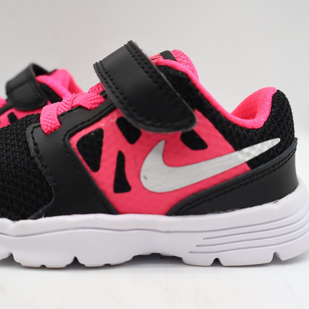 Nike Downshifter 6 TD Toddler 5C Black Hyper Rose Running Shoes 2015 Deadstock 685164-001 – photo 5 of 18