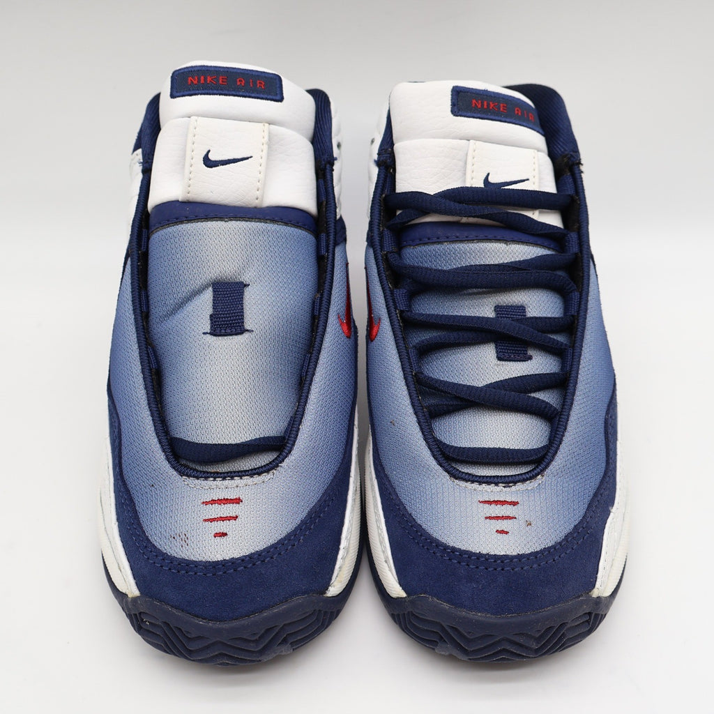 Nike Air Flight 00 GS Kids 5Y Vintage 2000 Deadstock White Navy Blue Basketball Shoes