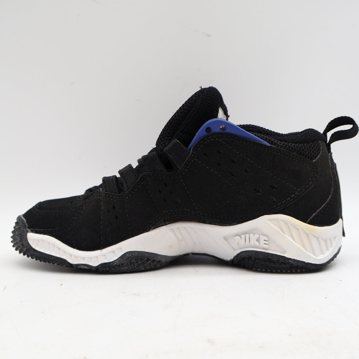 Nike Assert Force BG Kids 4Y Vintage 1998 Deadstock Black Blue White Basketball Shoes