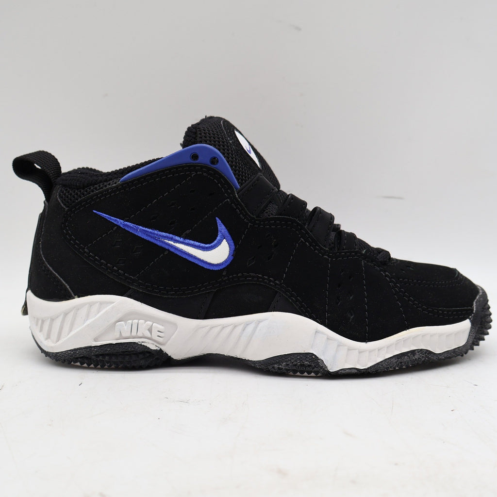Nike Assert Force BG Kids 4Y Vintage 1998 Deadstock Black Blue White Basketball Shoes