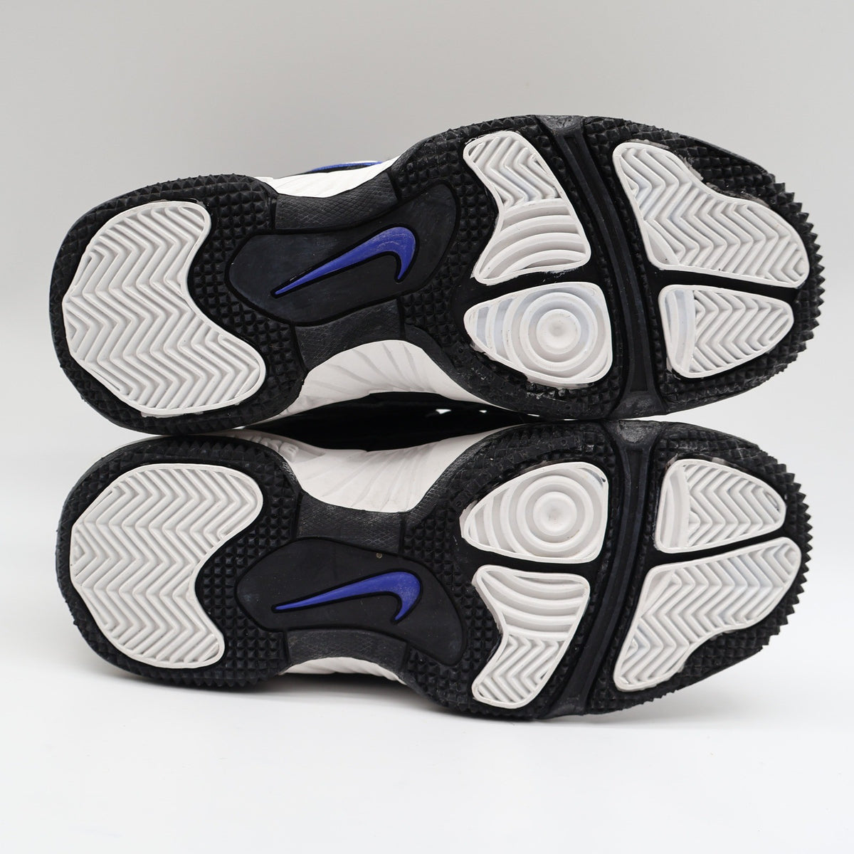 Nike Assert Force BG Kids 4Y Vintage 1998 Deadstock Black Blue Basketball Shoes