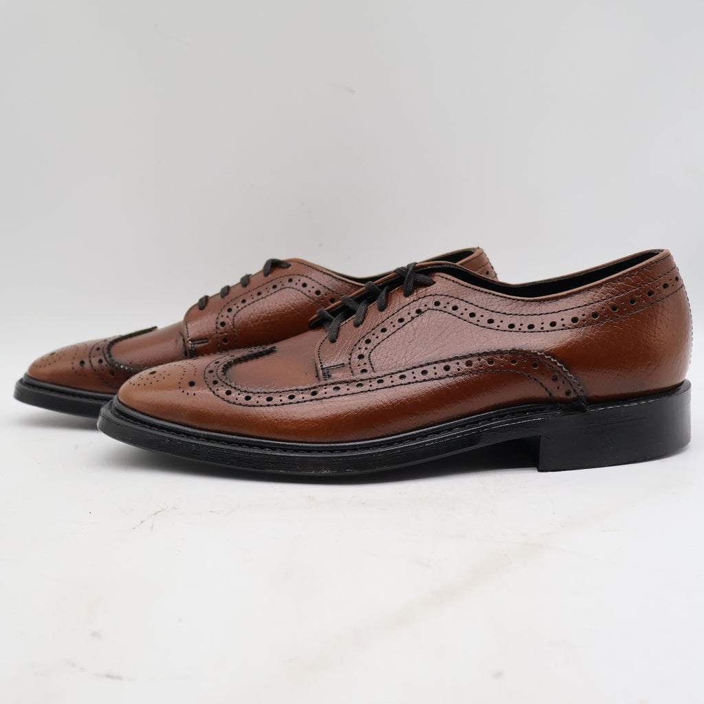 Sandy McGee Wingtip Brogue Oxford Mens 6.5 D Brown Leather Deadstock USA 297 Combo – photo 7 of 18