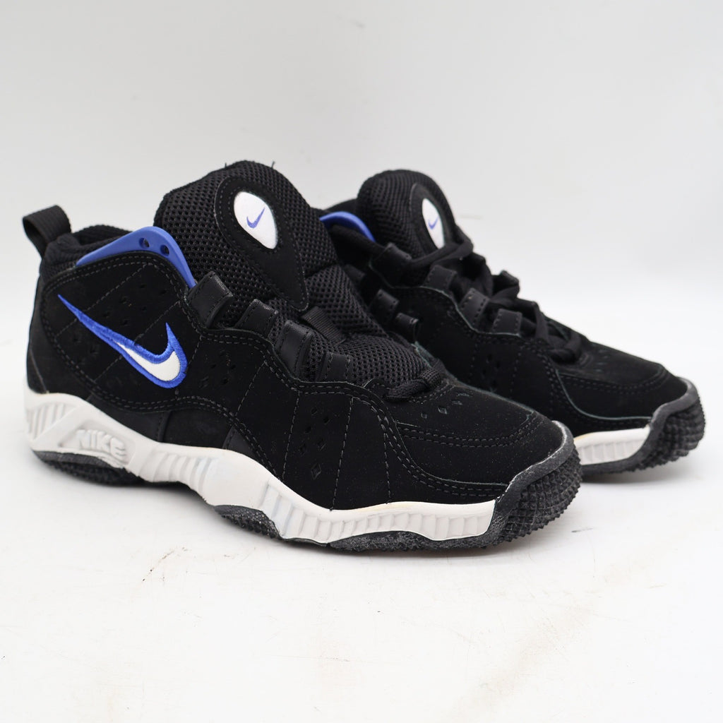 Nike Assert Force BG Kids 4Y Vintage 1998 Deadstock Black Blue White Basketball Shoes