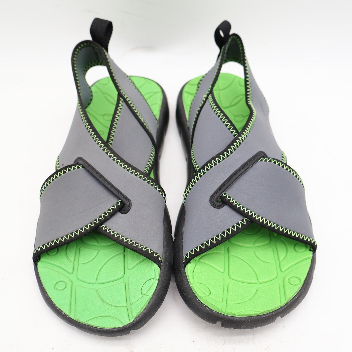 Nike Sunray VIII GS PS Kids 3Y Grey Green Black Water Sandals Deadstock 314616-001 – photo 7 of 17