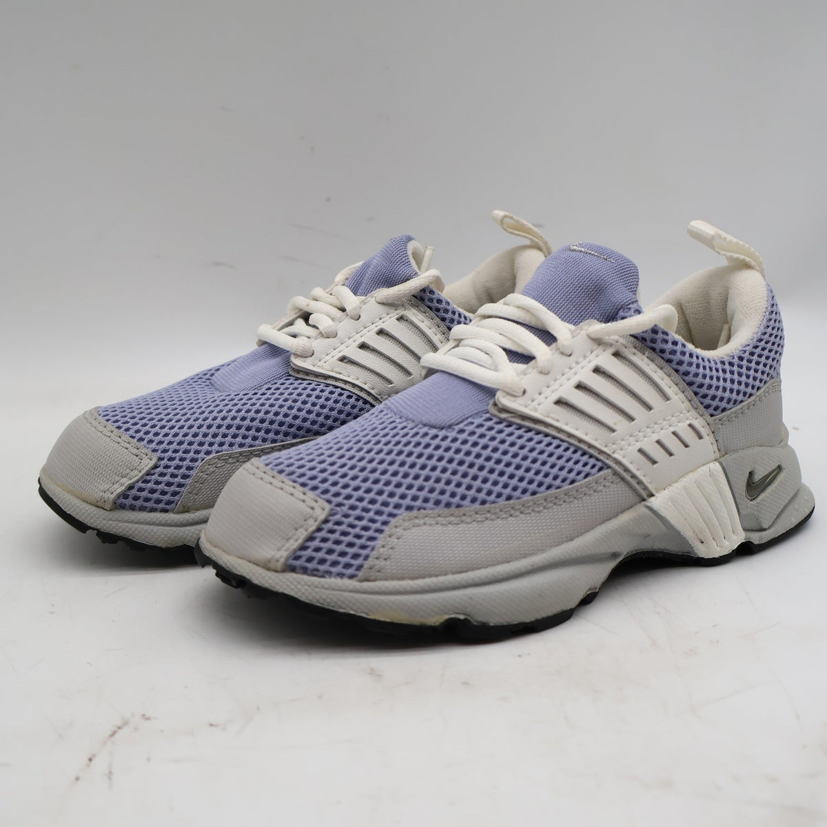 Nike Kid Yobbie Cage PS Kids 11C Purple Platinum White Sneakers 2002 Deadstock 304283-511 – photo 3 of 17