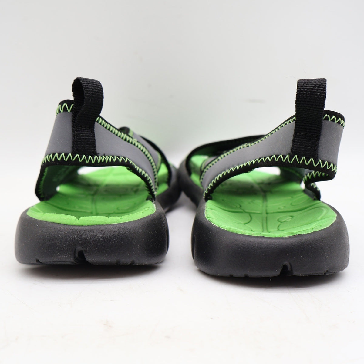 Nike Sunray VIII GS PS Kids 3Y Grey Green Black Water Sandals Deadstock 314616-001 – photo 5 of 17