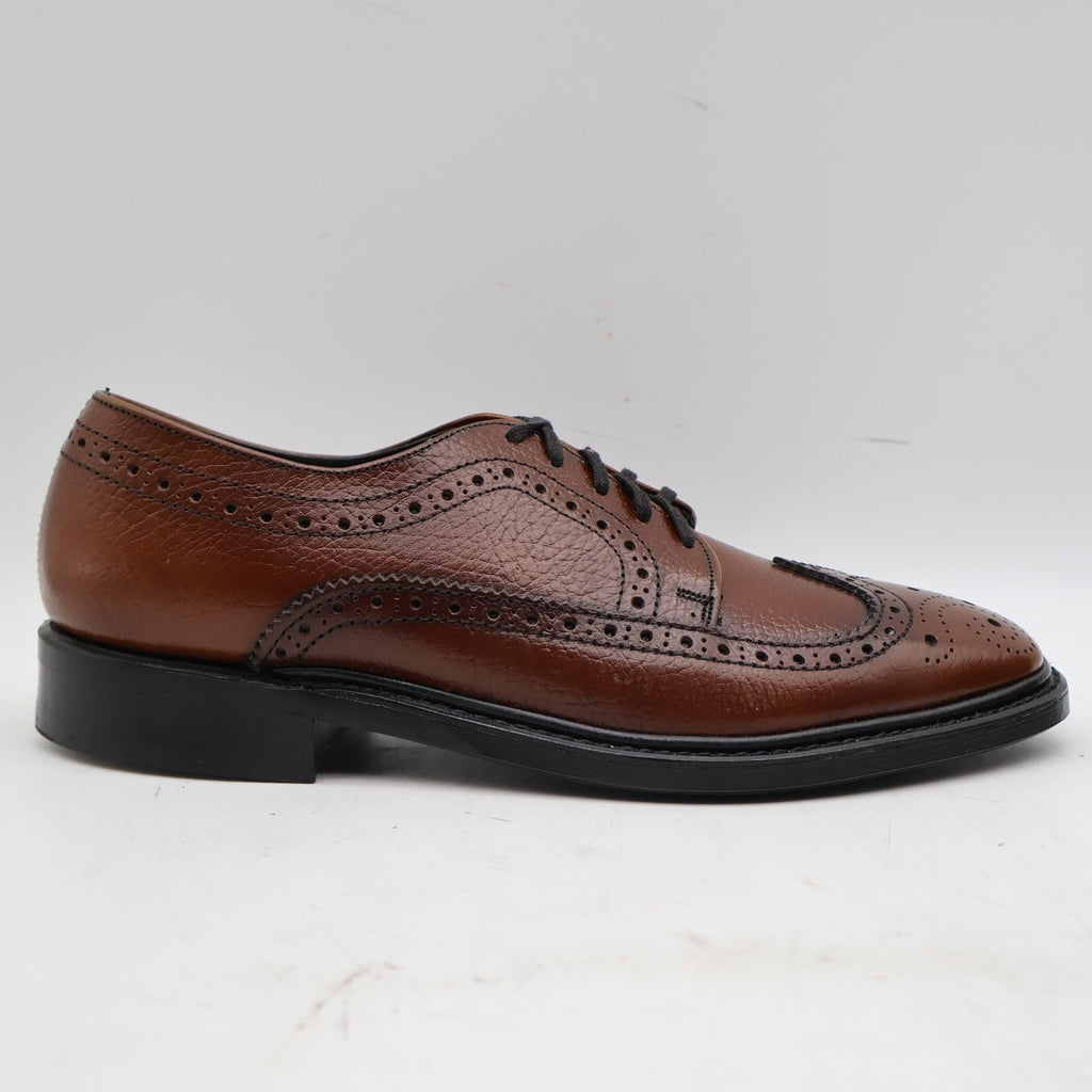 Sandy McGee Wingtip Brogue Oxford Mens 6.5 D Brown Leather Deadstock USA 297 Combo – photo 13 of 18