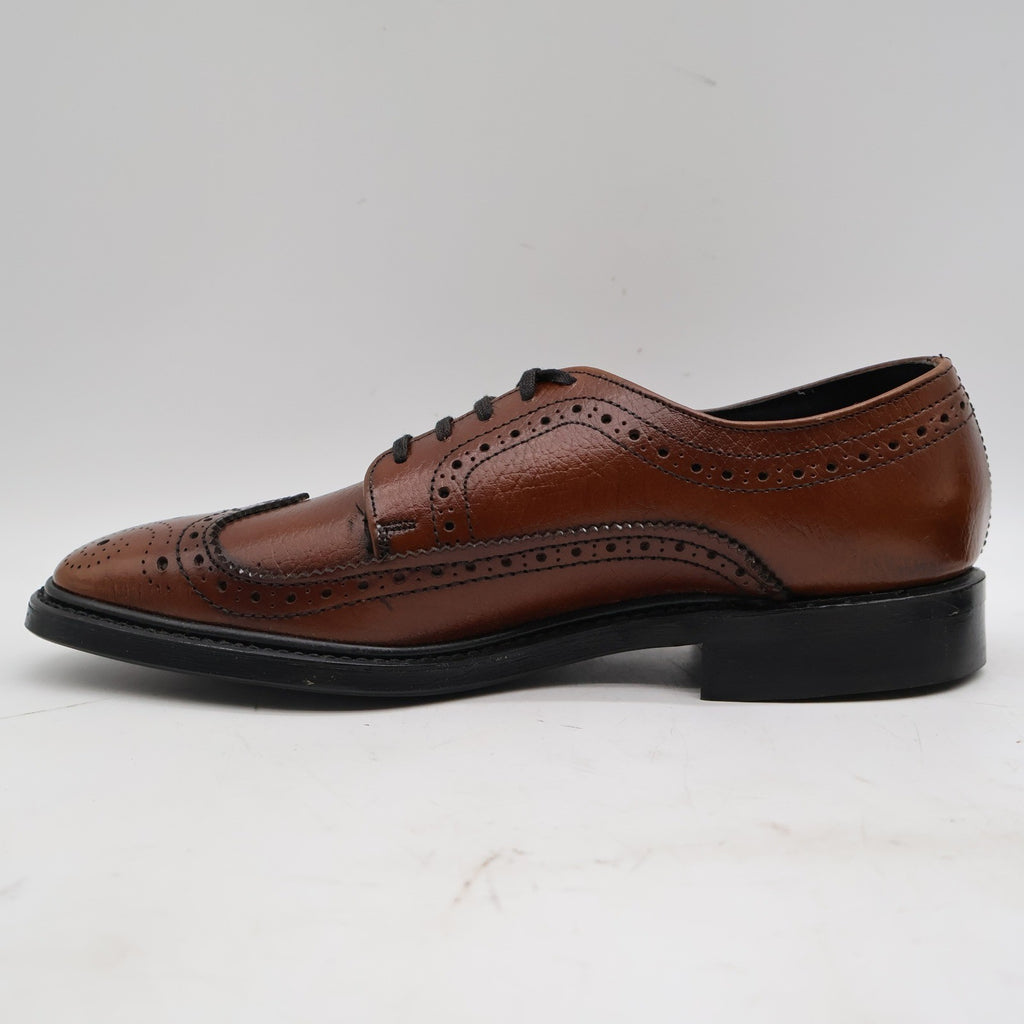 Sandy McGee Wingtip Brogue Oxford Mens 6.5 D Brown Leather Deadstock USA 297 Combo – photo 14 of 18