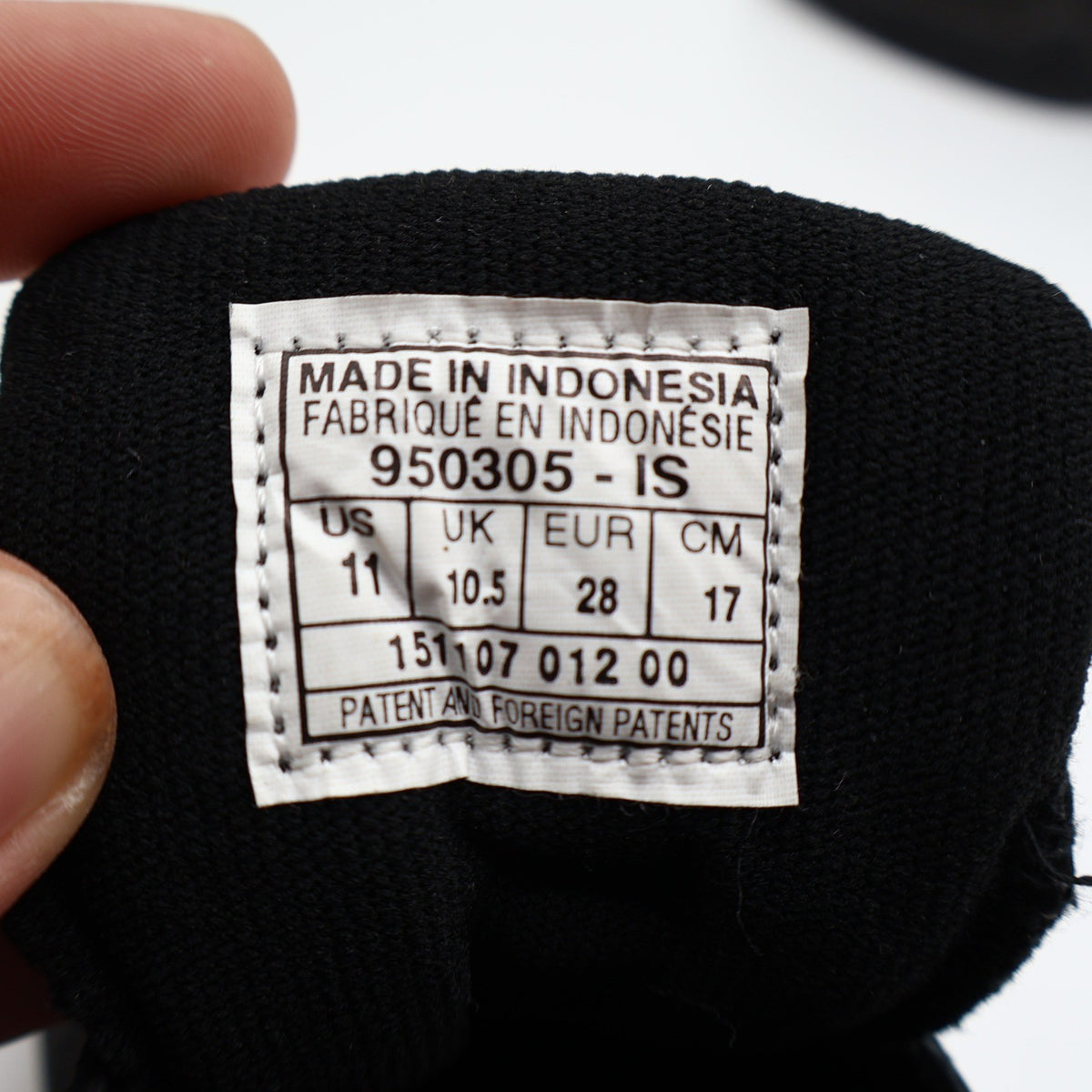 Nike Kid DVST8 BP Kids 11C Vintage 1995 Deadstock Black White Basketball Shoes