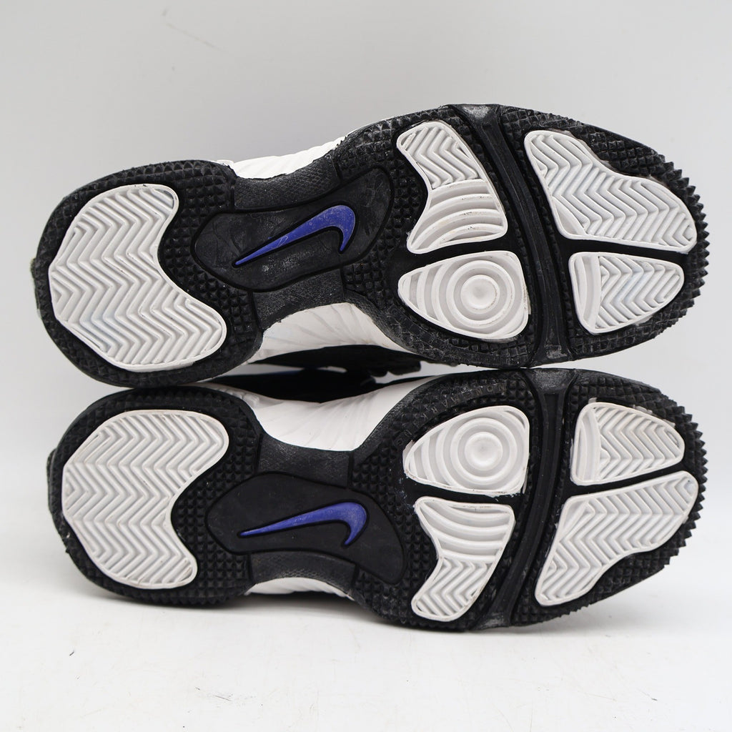 Nike Assert Force BG Kids 4Y Vintage 1998 Deadstock Black Blue White Basketball Shoes