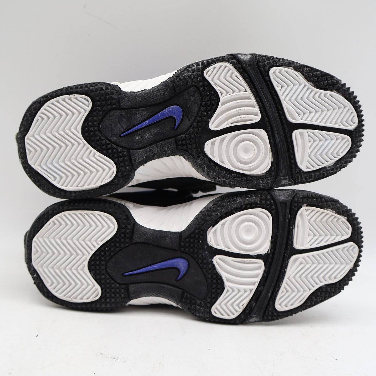 Nike Assert Force BG Kids 4Y Vintage 1998 Deadstock Black Blue White Basketball Shoes