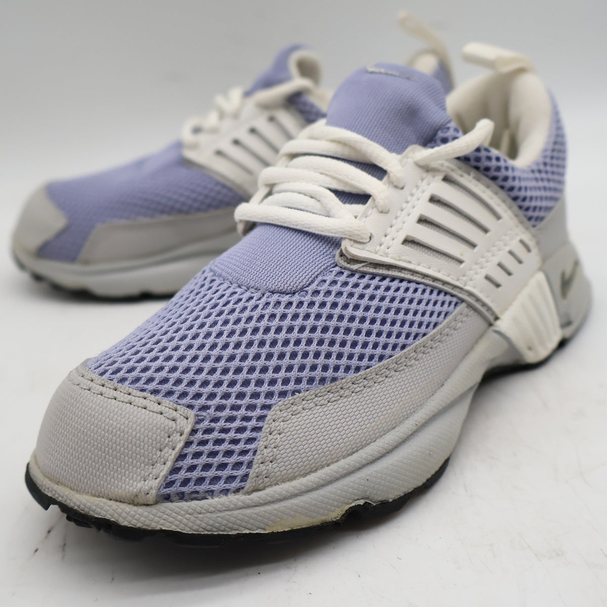 Nike Kid Yobbie Cage PS Kids 11C Purple Platinum White Sneakers 2002 Deadstock 304283-511 – photo 4 of 17