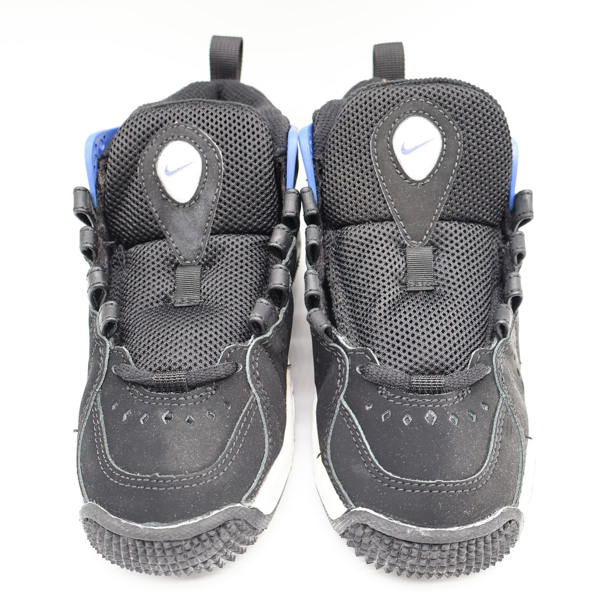 Nike Assert Force BG Kids 4Y Vintage 1998 Deadstock Black Blue Basketball Shoes