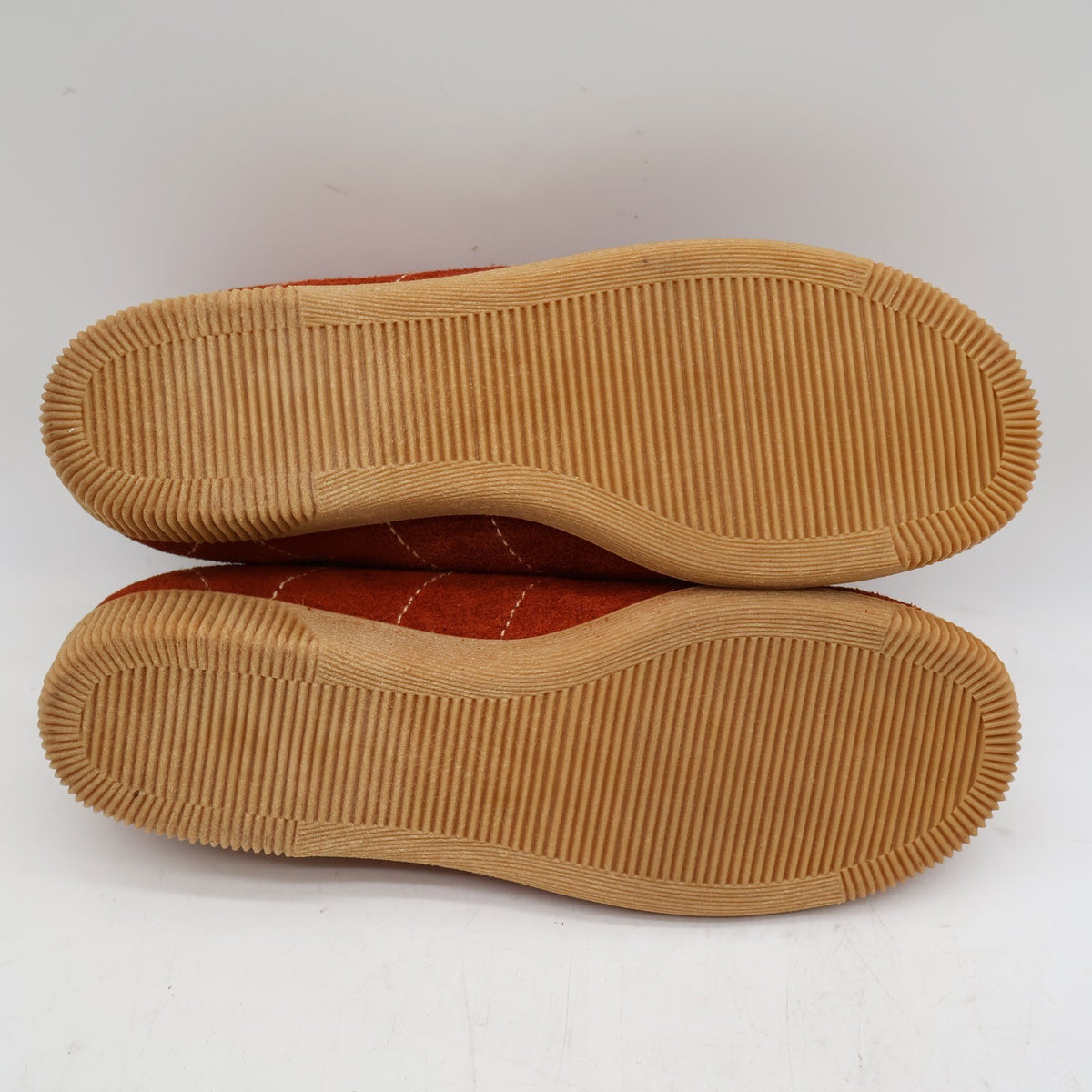 Dashers Vintage Kids 2C Rust Orange Suede Oxford Sneakers Gum Sole Deadstock 2304 – photo 9 of 17
