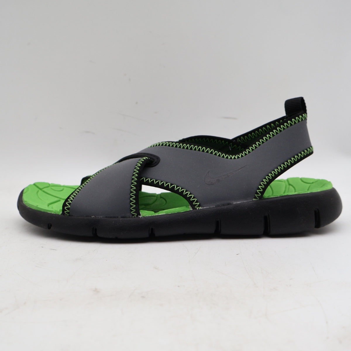 Nike Sunray VIII GS PS Kids 3Y Grey Green Black Water Sandals Deadstock 314616-001 – photo 13 of 17