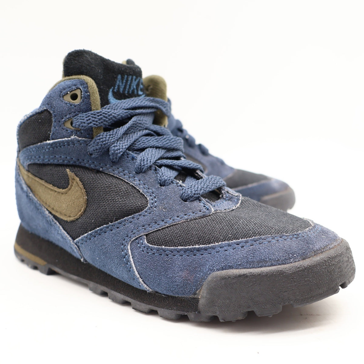 Nike Caldera Plus BPS Kids 13Y Vintage 1993 Deadstock Blue Black ACG Hiking Boots