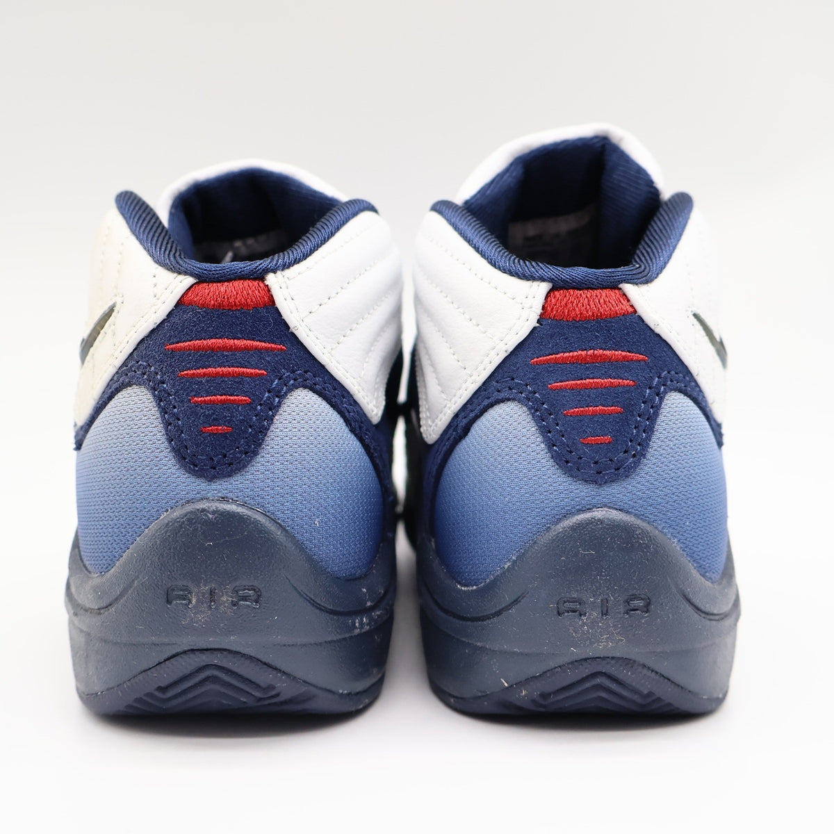 Nike Air Flight 00 GS Kids 5Y Vintage 2000 Deadstock White Navy Blue Basketball Shoes