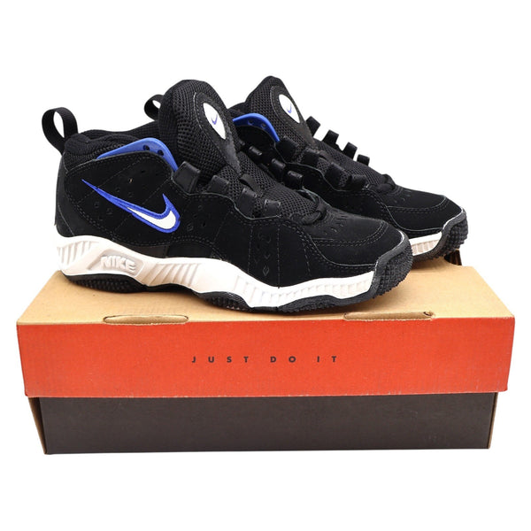 Nike Assert Force BG Kids 4Y Vintage 1998 deadstock Black Blue Basketball Shoes