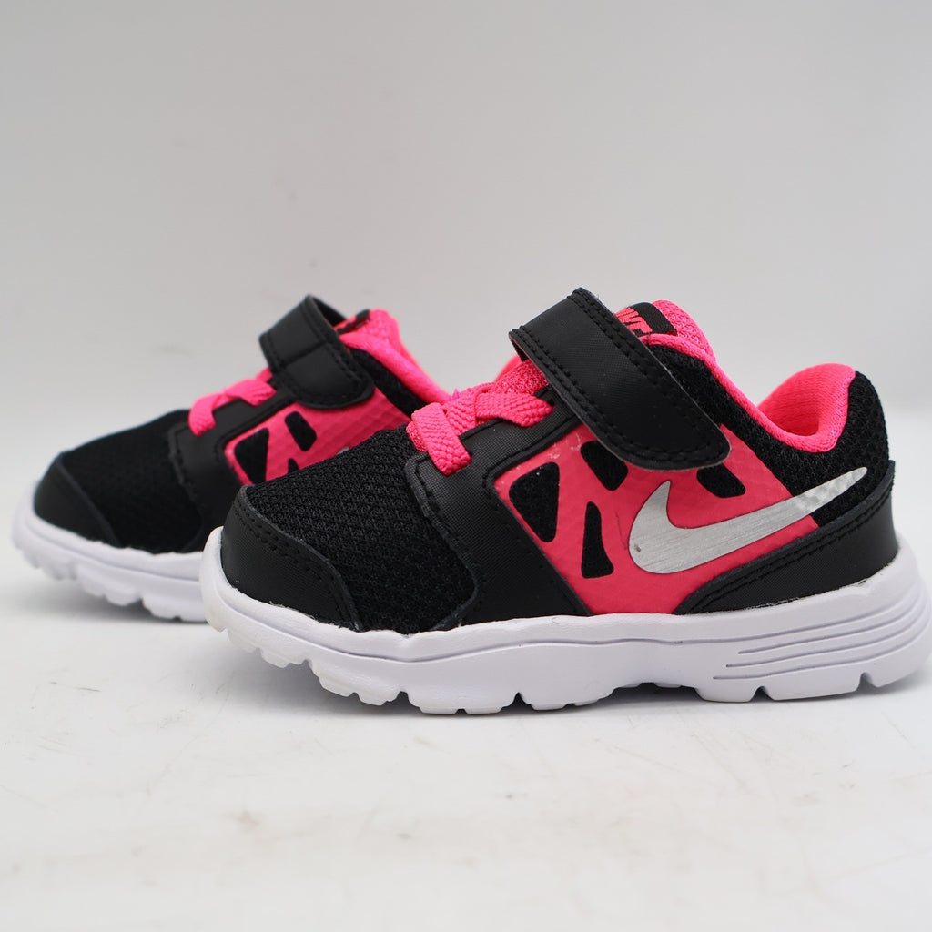 Nike Downshifter 6 TD Toddler 5C Black Hyper Rose Running Shoes 2015 Deadstock 685164-001 – photo 7 of 18