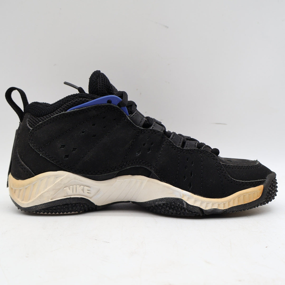 Nike Assert Force BG Kids 5Y Vintage 1998 Deadstock Black American Blue Basketball Shoes