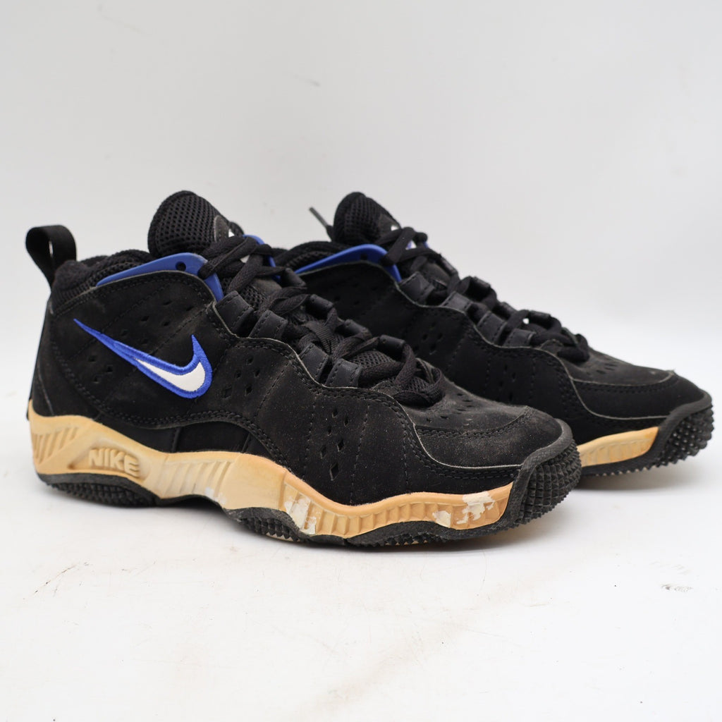 Nike Assert Force BG Kids 5Y Vintage 1998 Deadstock Black American Blue Basketball Shoes