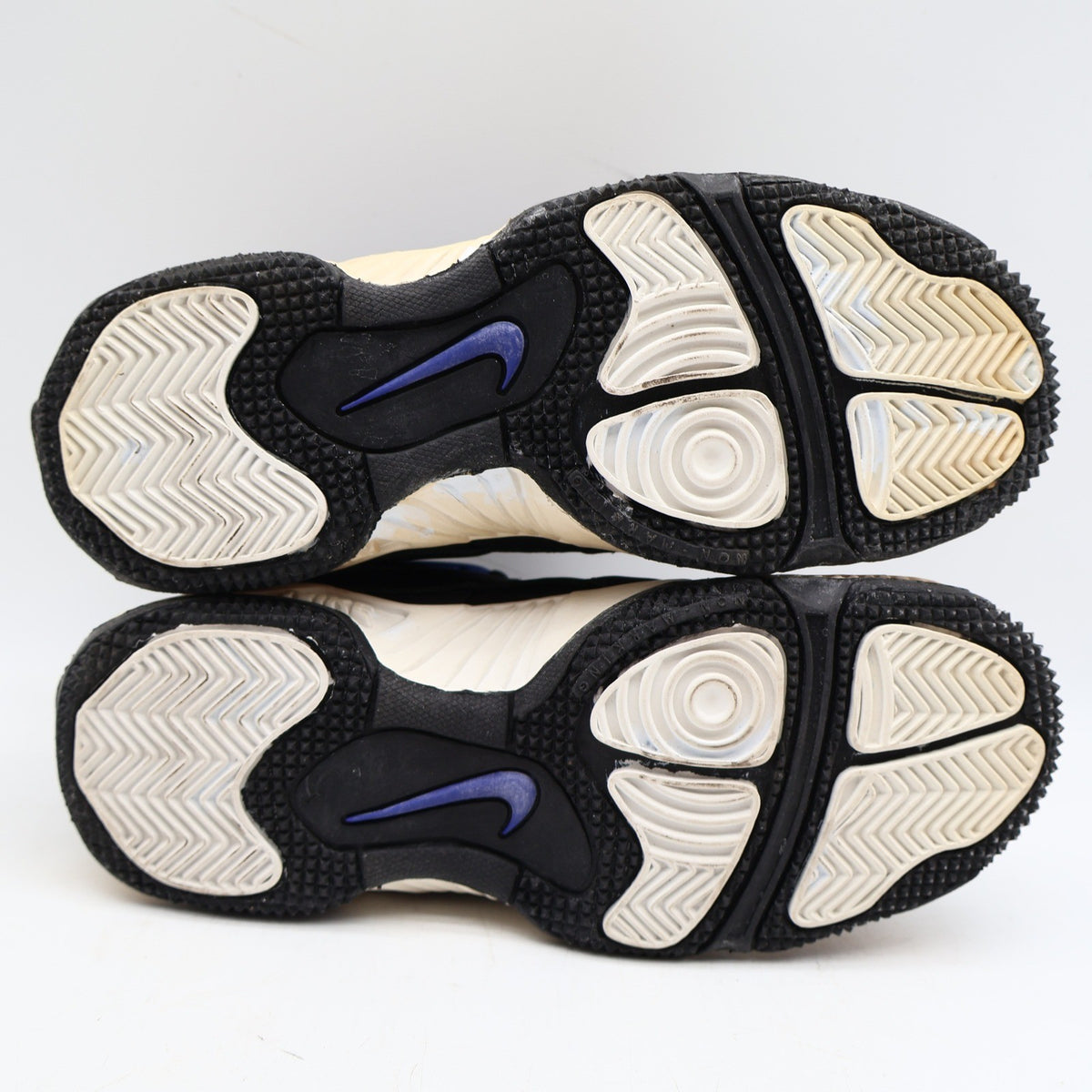 Nike Assert Force BG Kids 5Y Vintage 1998 Deadstock Black American Blue Basketball Shoes