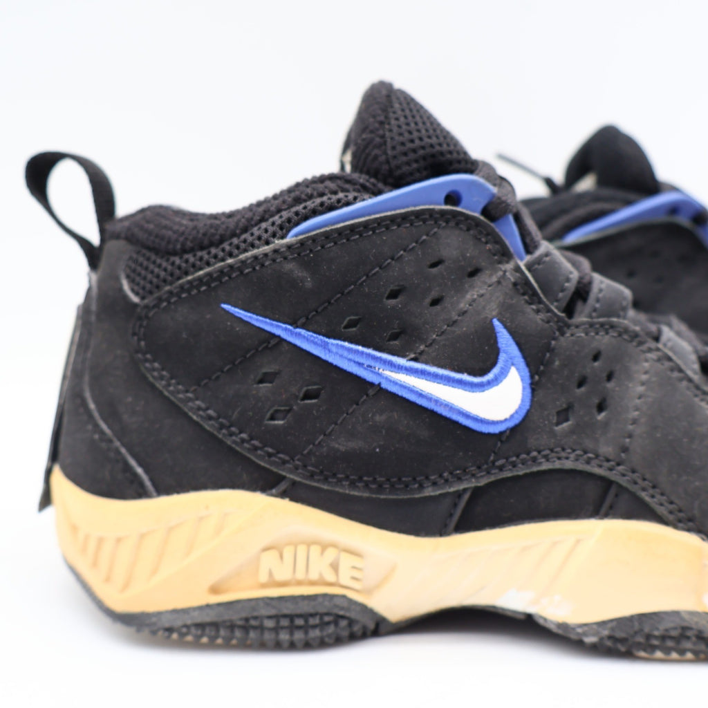 Nike Assert Force BG Kids 5Y Vintage 1998 Deadstock Black American Blue Basketball Shoes