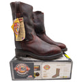 Justin 4765 Work Boots Mens 7.5 EEE Briar Pitstop Leather Pull On NWT USA Made