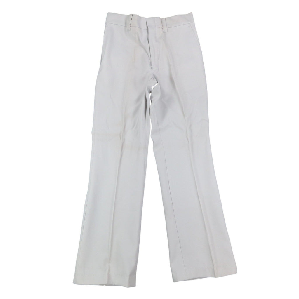 DeeCee Rappers Dress Flare Pants Mens 31x29 Vintage 70s Gray Dacron NWT