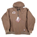Rocky Tuff Insulated Hooded Jacket Mens 2XL Brown Waterproof Canvas Workwear New