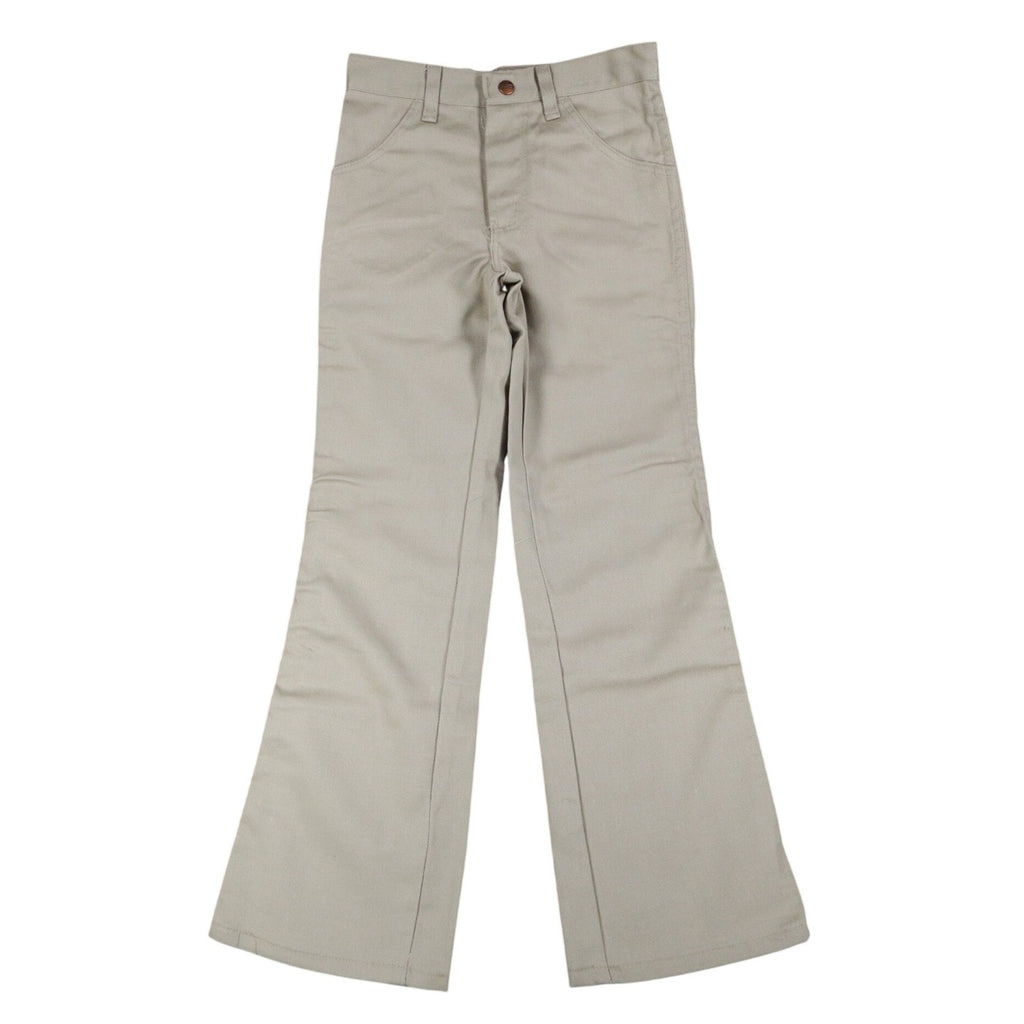 Maverick Boot Flare Pants Boys 10 Regular Vintage 70s Tan Khaki USA Deadstock