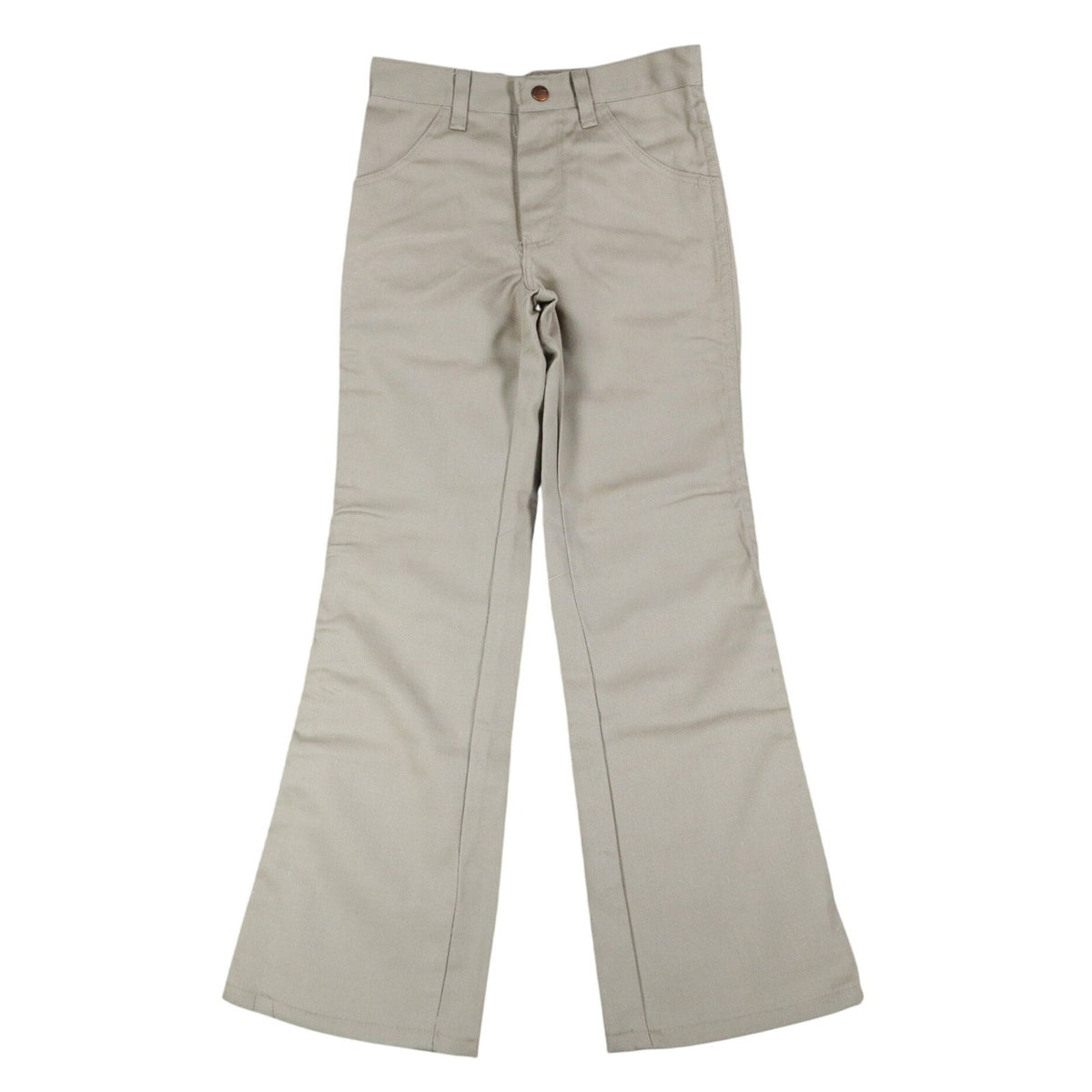 Maverick Boot Flare Pants Boys 10 Regular Vintage 70s Tan Khaki USA Deadstock