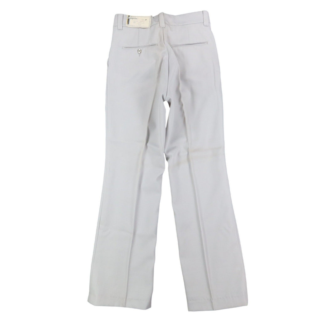 DeeCee Rappers Dress Flare Pants Mens 31x29 Vintage 70s Gray Dacron NWT