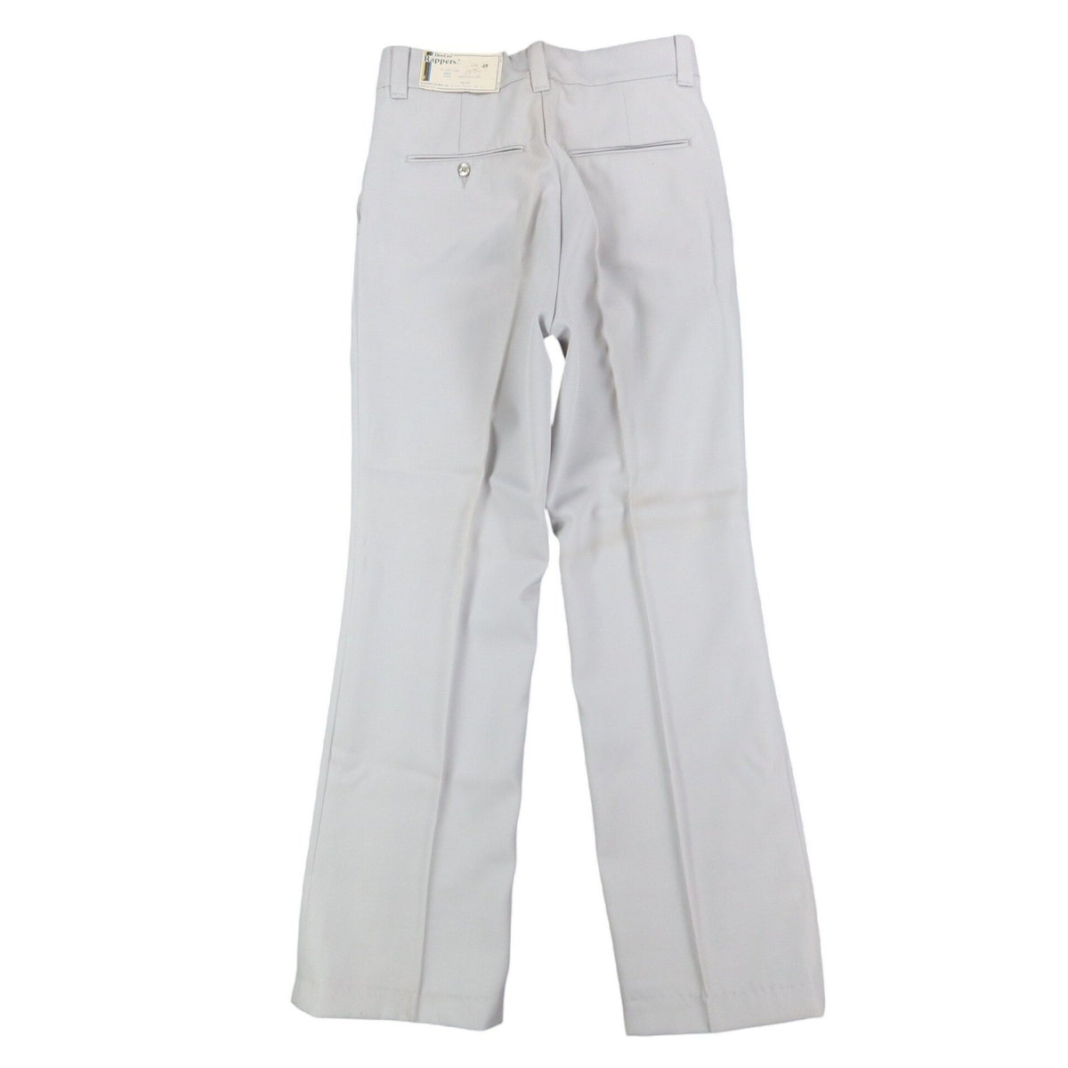 DeeCee Rappers Dress Flare Pants Mens 31x29 Vintage 70s Gray Dacron NWT
