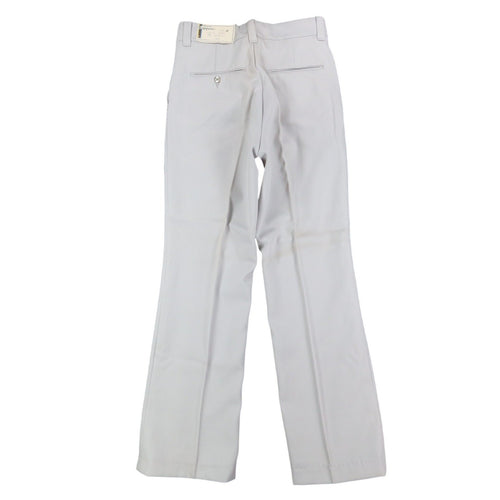 DeeCee Rappers Dress Flare Pants Mens 31x29 Vintage 70s Gray Dacron NWT