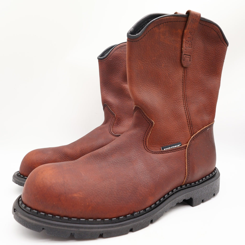 Red Wing 1149 Pecos DynaForce Work Boots Mens 13 D Brown Leather NIB