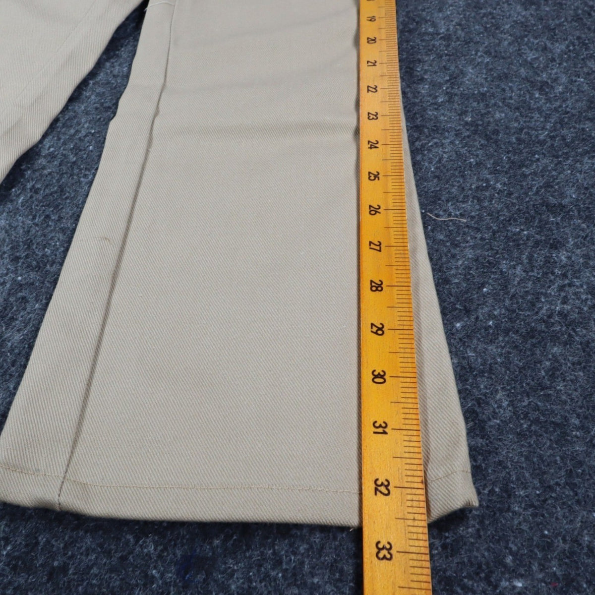 Maverick Boot Flare Pants Boys 10 Regular Vintage 70s Tan Khaki USA Deadstock