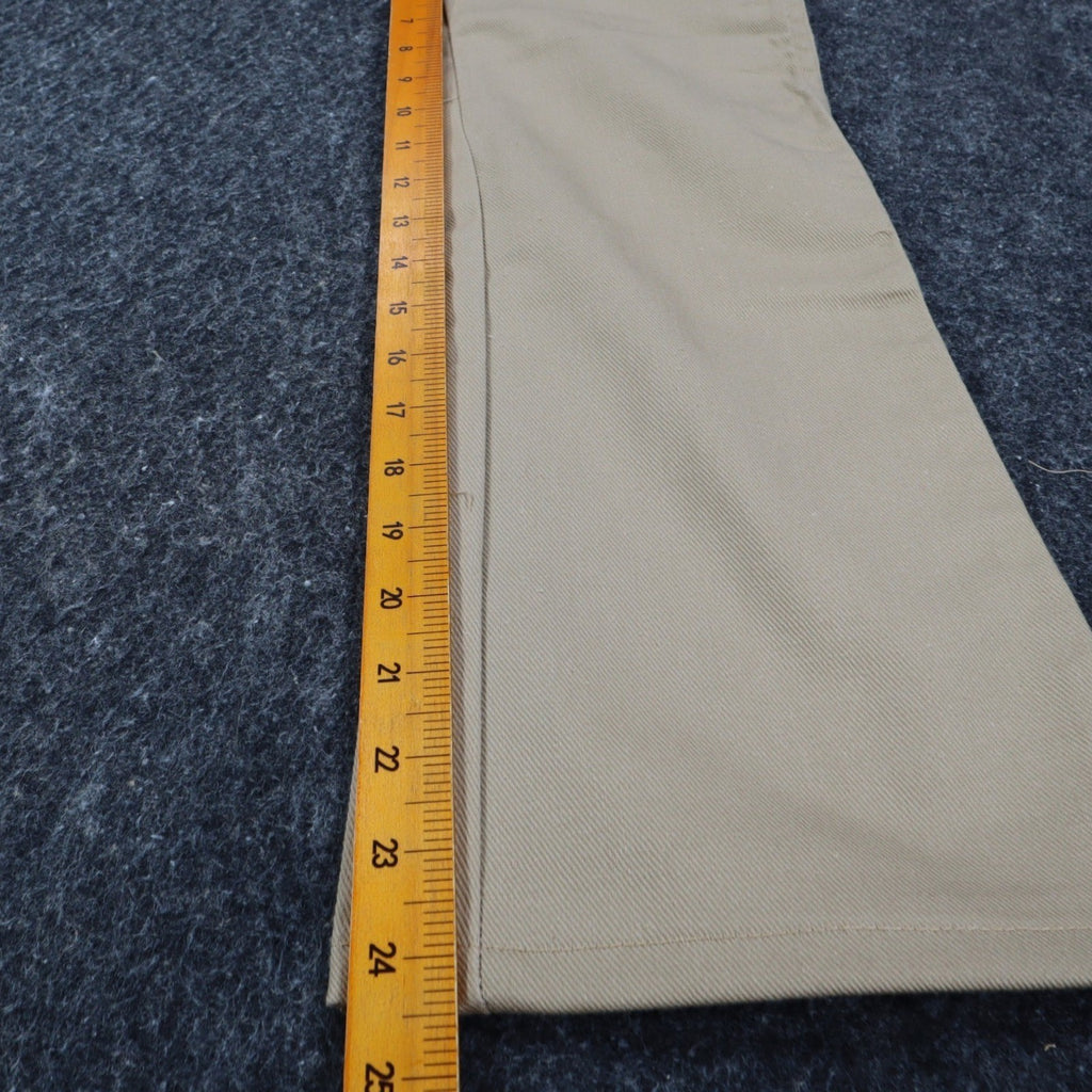 Maverick Boot Flare Pants Boys 10 Regular Vintage 70s Tan Khaki USA Deadstock