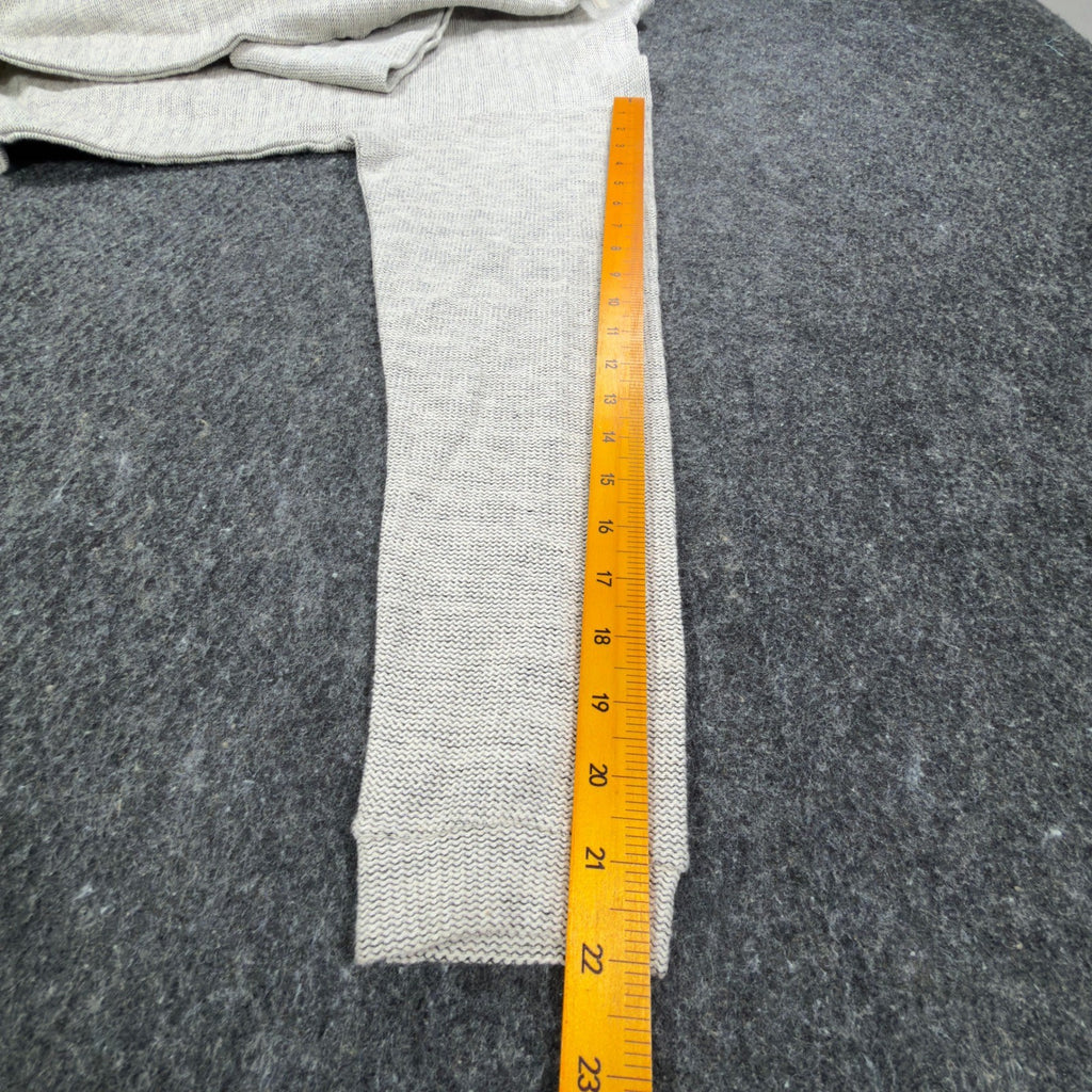 Ferruche Vintage 90s Henley Shirt Mens XL Gray Cotton Deadstock NWT